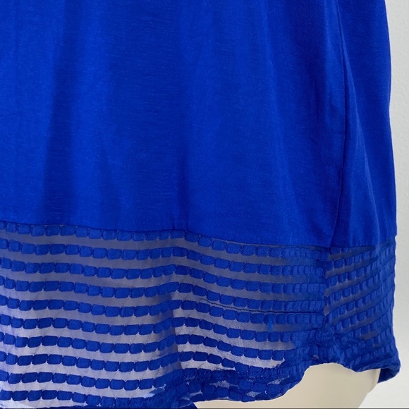 Cable & Gauge mesh High Neck tunic tank top - Picture 5 of 8